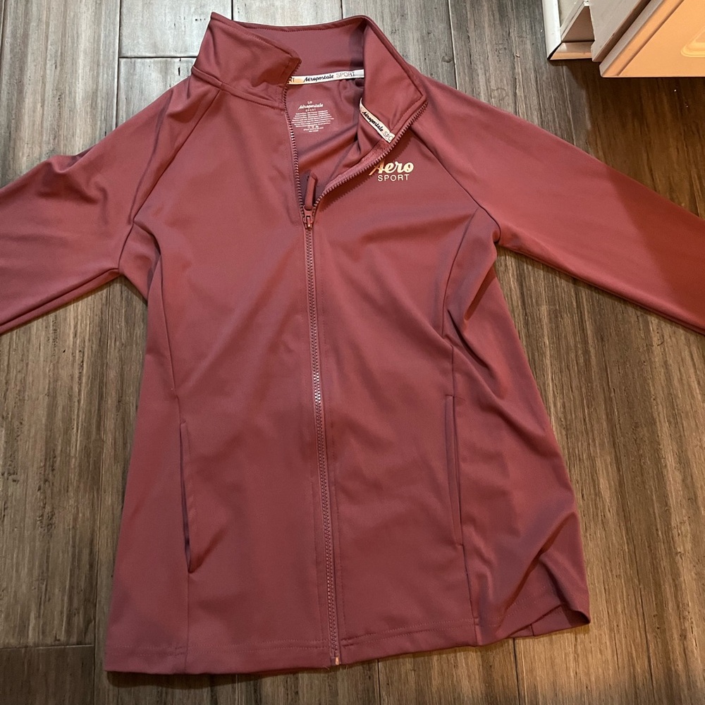 aeropostale pink and purplish sportswear jacket